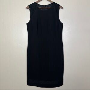 EUC Lafayette 148 New York Black Sleeveless Mini Dress